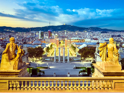 Barcelona destination view